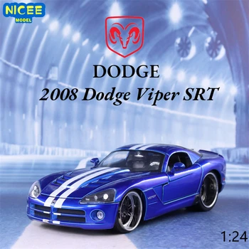 1:24 2008 Dodge Viper SRT 10 muscle car Высокая Имитация Литья под давлением Автомобиля Из Металлического Сплава Модель Автомобиля Игрушки для Детей Подарочная Коллекция J103
