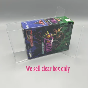 10 шт. Высококачественная прозрачная коробка для N64 Japanese Edition Коллекционный дисплей с ограниченным тиражом Пластиковый полиэтиленовый ящик для хранения