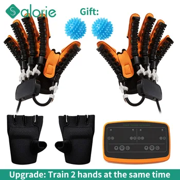 2 шт./пара Реабилитационных роботизированных перчаток, устройство для реабилитации рук при инсульте, гемиплегии, Восстановление функции рук, Тренажер для пальцев рук