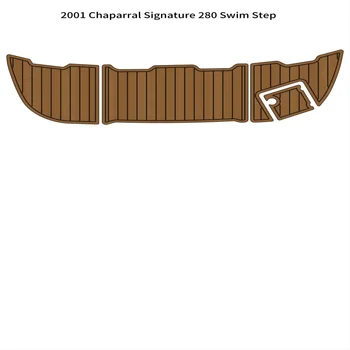 2001 Chaparral Signature 280 Платформа для плавания Лодка EVA Пена Палуба Из Тикового дерева Коврик для пола