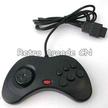 2021 Новые продукты Проводной игровой контроллер для черной консоли Sega SS/USB Saturn Бесплатная доставка