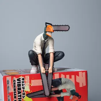 2023 16 см Человек-бензопила Дэндзи Аниме Фигурка Игрушки Кукла Рождественский подарок с коробкой