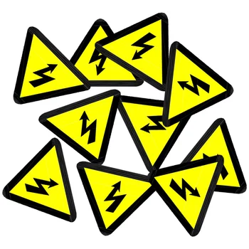 25 Шт. Наклейки с логотипом, предупреждающие об опасности поражения электрическим током, Предупреждающие об опасности высокого напряжения на электрической панели