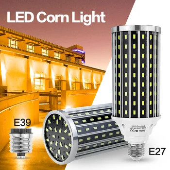 50 Вт E27 Светодиодная Кукурузная Лампа AC220V Лампа Для Дома Bombilla Светодиодное Освещение для спальни, гостиной, Потолочные светильники, Рабочий стол, супер Яркий Прожектор