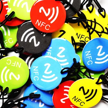 50шт NFC-меток 13,56 МГц ISO14443A NFC213 кристаллическая эпоксидная карта NFC 213 RFID-карт для всех телефонов с поддержкой NFC