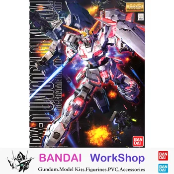 Bandai 1/100 MG RX-0, фигурка Единорога GundamAction, набор моделей, коллекционные подарки