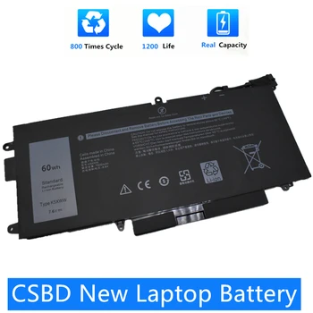 CSBD Новый Аккумулятор для ноутбука K5XWW для DELL Latitude 5289 7389 7390 2- Ноутбук серии in-1 71TG4 725KY N18GG 7,6 V 60WH