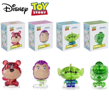 Disney Toy Story Хрустальные строительные блоки 3D Модели игрушек Lotso Buzz Aliens Rex Аниме Фигурки Детские Развивающие игрушки Подарки