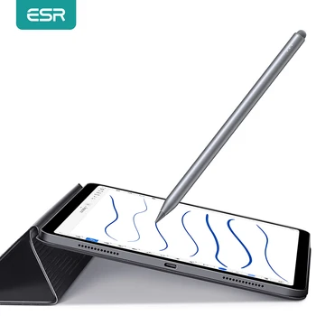 ESR для iPad Pro 11/12.9 Магнитный стилус для беспроводной зарядки с защитой от ладоней и двойным наконечником для Air 4/5 для iPad mini 6