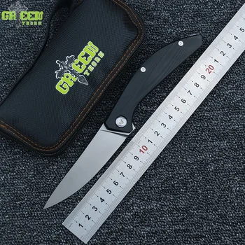 GREEN THORN SIGMA Flipper складной нож D2 лезвие G10 ручка для кемпинга, охоты, выживания, кухонные ножи для фруктов, EDC инструменты