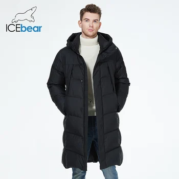 ICEbear 2023 новая зимняя длинная мужская куртка спортивная модная пуховая куртка верхняя одежда MWD3480I