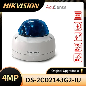 IP-камеры Hikvision DS-2CD2143G2-I и DS-2CD2143G2-IS и DS-2CD2143G2-IU POE 4-Мегапиксельная Мини-купольная ИК-камера видеонаблюдения H.265 с улучшенным ночным видением