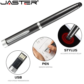 JASTER Новый USB 2,0 Флеш-накопитель Типа Ручки Карта памяти 16 ГБ 32 ГБ 64 ГБ 128 ГБ Бизнес-Тип Переноски Может Записывать U-диск Флешки USB-накопитель