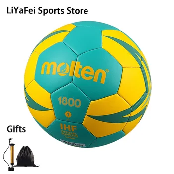 Molten HX1800 Размер 0 1 2 3 Официальный стандартный тренировочный матч по гандболу с мячами ручной работы для взрослых и детей, бесплатные подарки для детей