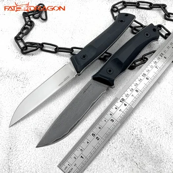 Nimoknives & Fatdragon Оригинальный Дизайн Походный Нож для Самообороны, Бытовой Нож VG10 с Ручкой G10, Кухонный Многофункциональный инструмент