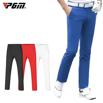 PGM Летние мужские брюки для гольфа Эластичные повседневные спортивные брюки Удобные быстросохнущие Мужские брюки Мужская Теннисная бейсбольная одежда KUZ102