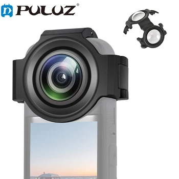 PULUZ Upgrade Защита объектива Из оптического Стекла Для Insta360 X3 От царапин и падений, Защитная крышка Объектива Камеры, Аксессуары Для Крышки объектива