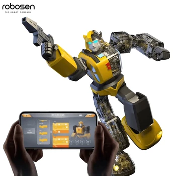 Robosen Bumblebee Transformers G1 Smart Robot Performance Edition-Программируемое дистанционное голосовое управление -высота 34 см 13,4 дюйма