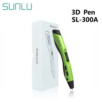 SUNLU 3D ручка SL-300A PLA PCL ABS Нить накаливания 1,75 мм Интеллектуальная печать рисунка светодиодный экран с регулируемой температурой Исследуйте Создание