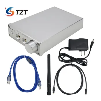 TZT DAC-Q5 PRO Mini Bluetooth 5,0 USB SUCA Аудио Декодер Стерео Hi-Fi Усилитель для наушников Оптический AUX Черный/Серебристый