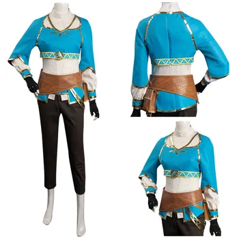 The Legend Breath of the Wild Link, косплей-костюм для взрослых женщин и девочек, Маскировочная одежда для Хэллоуина, Карнавала, вечеринки
