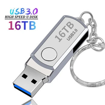 Usb 3,0 2 ТБ Высокоскоростная Флешка 1 ТБ Металлический Cle USB Флэш-накопитель 512 ГБ 2 ТБ Портативный SSD Memoria USB Pen Drive 2023