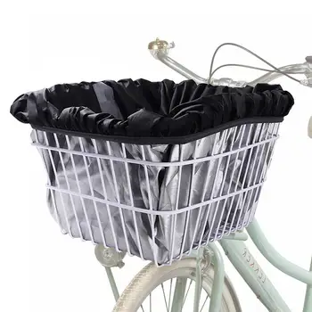 Водонепроницаемая подкладка для велосипедной корзины, велосипедная корзина, непромокаемый дождевик из ткани Оксфорд, подкладка для велосипедной корзины, дождевик, простая установка