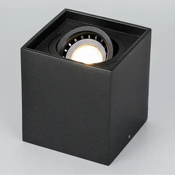 Высококачественный Поверхностный Монтажный Угол регулировки LED COB Downlights AC85-265V 9W LED Потолочный Светильник Spot Light для Украшения помещений