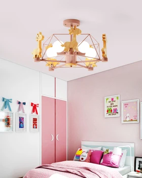 Геометрические детские потолочные светильники JJC Потолочные светильники для детской спальни, светодиодные деревянные потолочные светильники, потолочные светильники в современном стиле