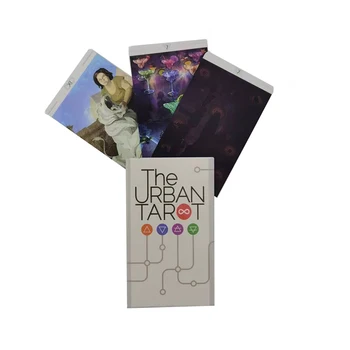 Городская колода карт Таро Настольная игра 78 карт с руководством в формате PDF для гадания на английском языке в стиле доброй феи-ангела