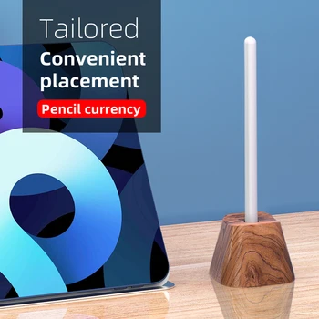 Для Apple Pencil Держатель Деревянный Ящик Для Хранения Карандашей Настольная Емкостная Ручка Защитная Коробка для iPad Touch Pen IPencil 1 2 Поколения
