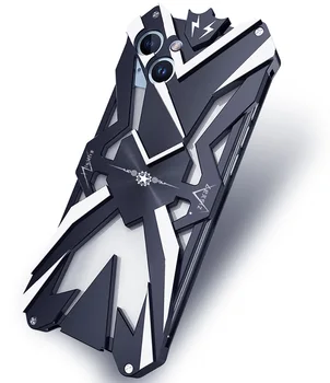 Для Iphone 14 Pro Max Zimon Роскошные Новые Чехлы Thor Heavy Duty Armor Из Металла и Алюминия Для Телефонов Iphone14 14pro Plus Max Cover