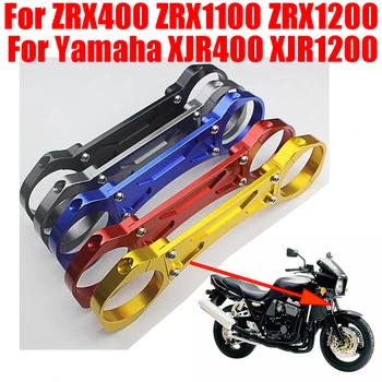 Для Kawasaki ZRX400 ZRX1100 ZRX1200 ZRX 400 1100 XJR400 XJR1200 Аксессуары Для Мотоциклов Передняя Вилочная Скоба Амортизационный Кронштейн