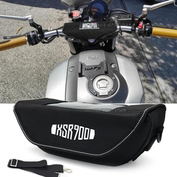 Для Yamaha XSR900 Abarth 2016 2017 2018 2019 2020 2021 2022 Мотоциклетная сумка на руль, водонепроницаемая дорожная навигационная сумка на руль