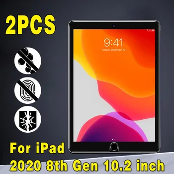 Закаленное Стекло 9H Для Apple iPad 10,2 Дюймов 7th 8th 9th Gen Защитная Пленка Для экрана 2019 2020 2021 Без Пузырьков HD Защитная Пленка Для Планшета