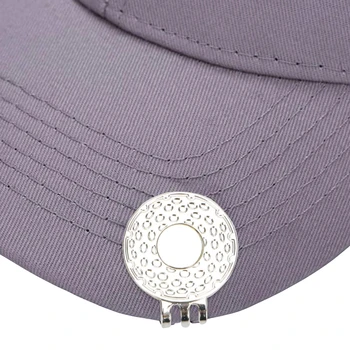 Магнитный зажим для шляпы с маркером для гольфа 25 мм, Держатель для шарикового маркера, Зажим для кепки для гольфа С магнитом, легко прикрепляемые Аксессуары для Гольфа Для Мужчин и