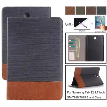 Магнитный чехол для Samsung Galaxy Tab S2 9,7 T810 T815 Чехол для планшета из искусственной кожи SM-T810 SM-T815 T819 Smart Stand Case Funda