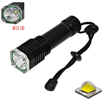 Мини Портативный 2000 Люмен XML-L2 светодиодный фонарик для Дайвинга, лампа для Подводного плавания, фонарь для Подводного плавания, Водонепроницаемый фонарик для дайвера