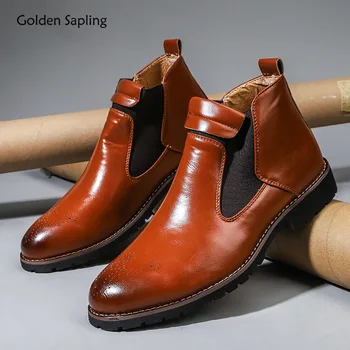 Мужские ботинки Golden Sapling с перфорацией типа 