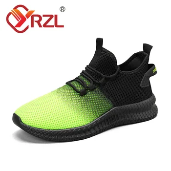 Мужские кроссовки YRZL 2023, Дышащая обувь для мужчин, Легкие кроссовки разных цветов, Удобные спортивные кроссовки для тренировок