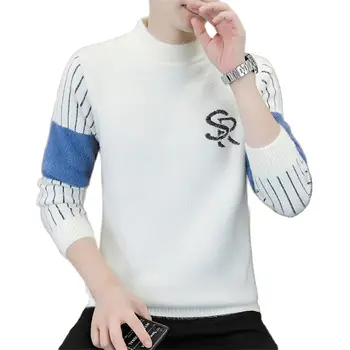 Мужской свитер зимний свитер с рисунком аниме Харадзюку, мужская уличная одежда в стиле хип-хоп с круглым вырезом, осенний пуловер, свитер, мужские модные свитера