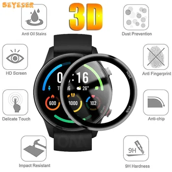 Мягкая защитная пленка с 3D изогнутым краем для Xiaomi Mi Watch Color Sports Edition Smartwatch, защитная пленка для экрана (не стеклянная)