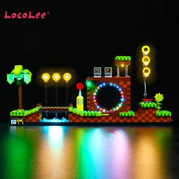 Набор светодиодных светильников LocoLee для 21331 Ideas Sonic The Hedgehogs Bricks Light Kit, в комплект не входит модель здания