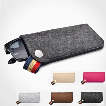Новый Фетровый футляр для солнцезащитных очков, красочная коробка для очков с конфетами, мягкая сумка для очков, аксессуары для очков
