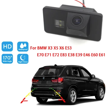 Ночное Видение HD Автомобильная Камера Заднего Вида Для BMW X3 X5 X6 E53 E70 E71 E72 E83 E38 E39 E46 E60 E61 Резервная Камера заднего Вида Водонепроницаемая