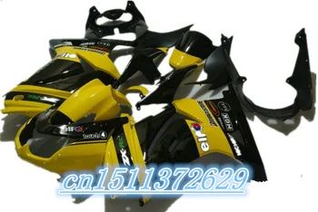 Обтекатель пресс-формы Dor-ABS для Kawasaki EX-250R EX250R EX 250R 2008-2012 08-12 Желтый Черный D впрыск