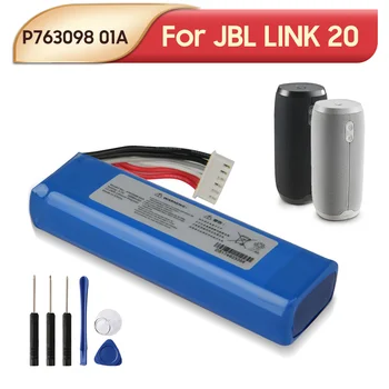 Оригинальная сменная батарея P763098 01A для портативных Bluetooth-динамиков JBL Link 20 Link20 6000 мАч
