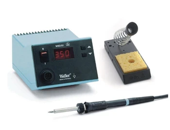 Оригинальная электрическая паяльная станция WELLER WSD81 с постоянной температурой, не содержащая свинца, и ручкой WSP80