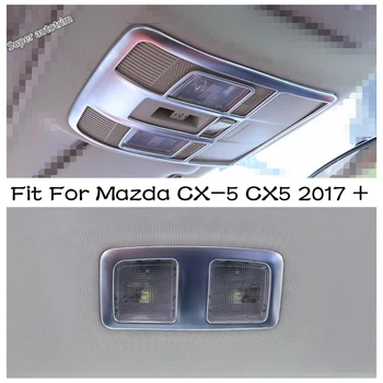 Переднее + заднее сиденье НА крыше, Лампы для чтения, накладка на лампу, комплект для ремонта интерьера из АБС, аксессуары, пригодные для Mazda CX-5 CX5 2017-2022