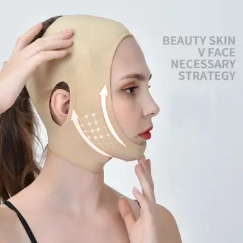 Пластиковая маска для лица с V-образным вырезом для похудения лица поднимает и подтягивает подбородок, щеки, средство против морщин, долговечность, красота, тонкий инструмент для лица